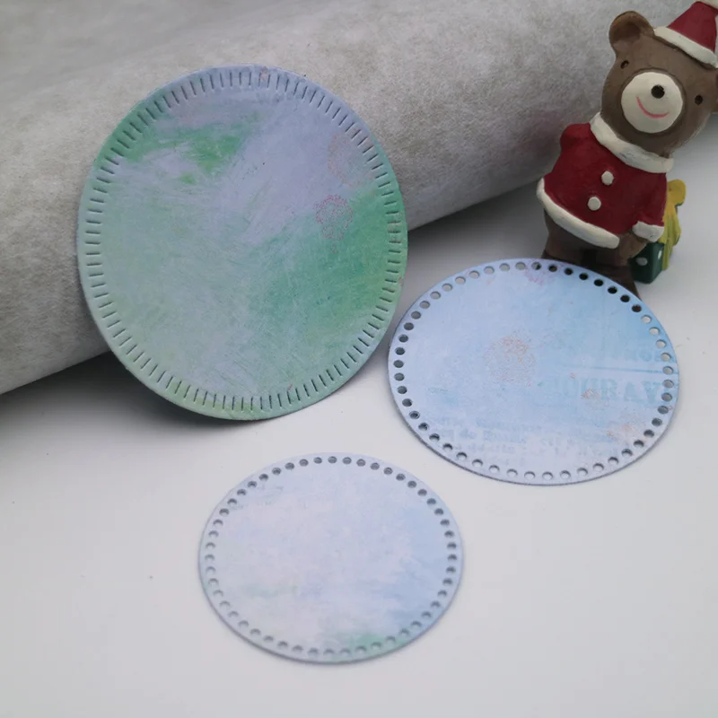 

Round Cutting Dies Geometry Frame Metal Paper Cutting Embossing Scrapbook Decorative Paper Cards Making Tool