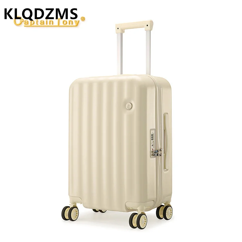 KLQDZMS 20 Inch Japanese Advanced Cabin Luggage Female Trolley With Wheel Trolley Case Student 24 Inch Suitcase Waterproof