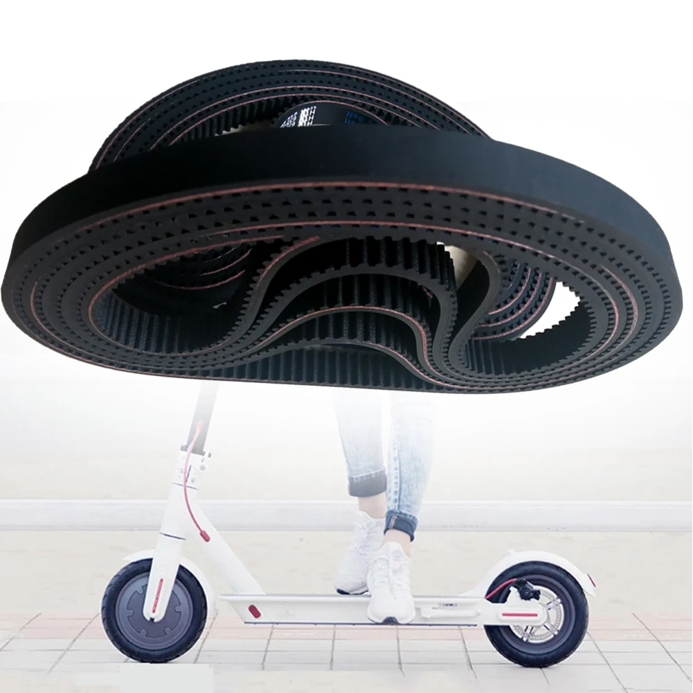 

Electric Scooter Timing Belt 10 Inch Silicone Durable HTD 635-5M-15 Belt Scooter Connecting Belt Scooter Replacement Accessories
