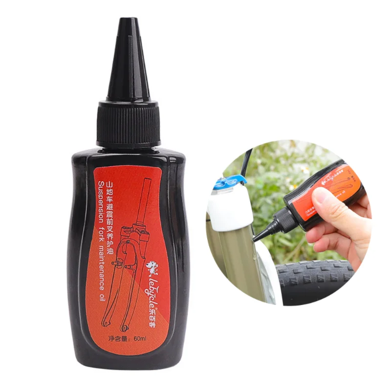 

60ML Mountain Bike Front Fork Shock Absorber Oil Front and Rear Shock Absorber Silicone Oil Lubricating Oil Maintenance Grease