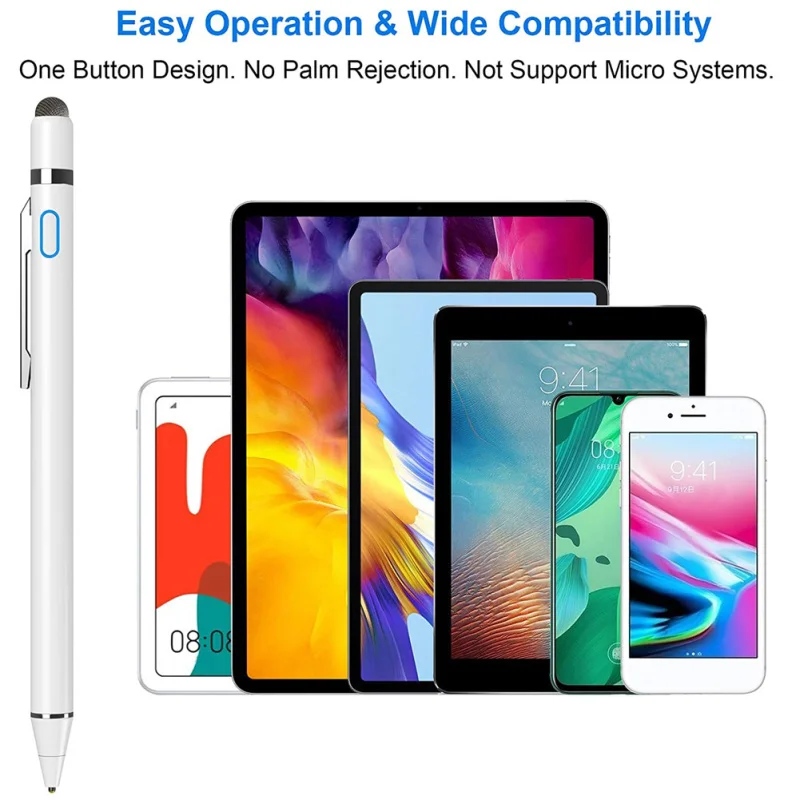 Универсальный стилус 2 в 1 для IOS Android яблочный карандаш iPad Air Pro Pen сенсорная ручка