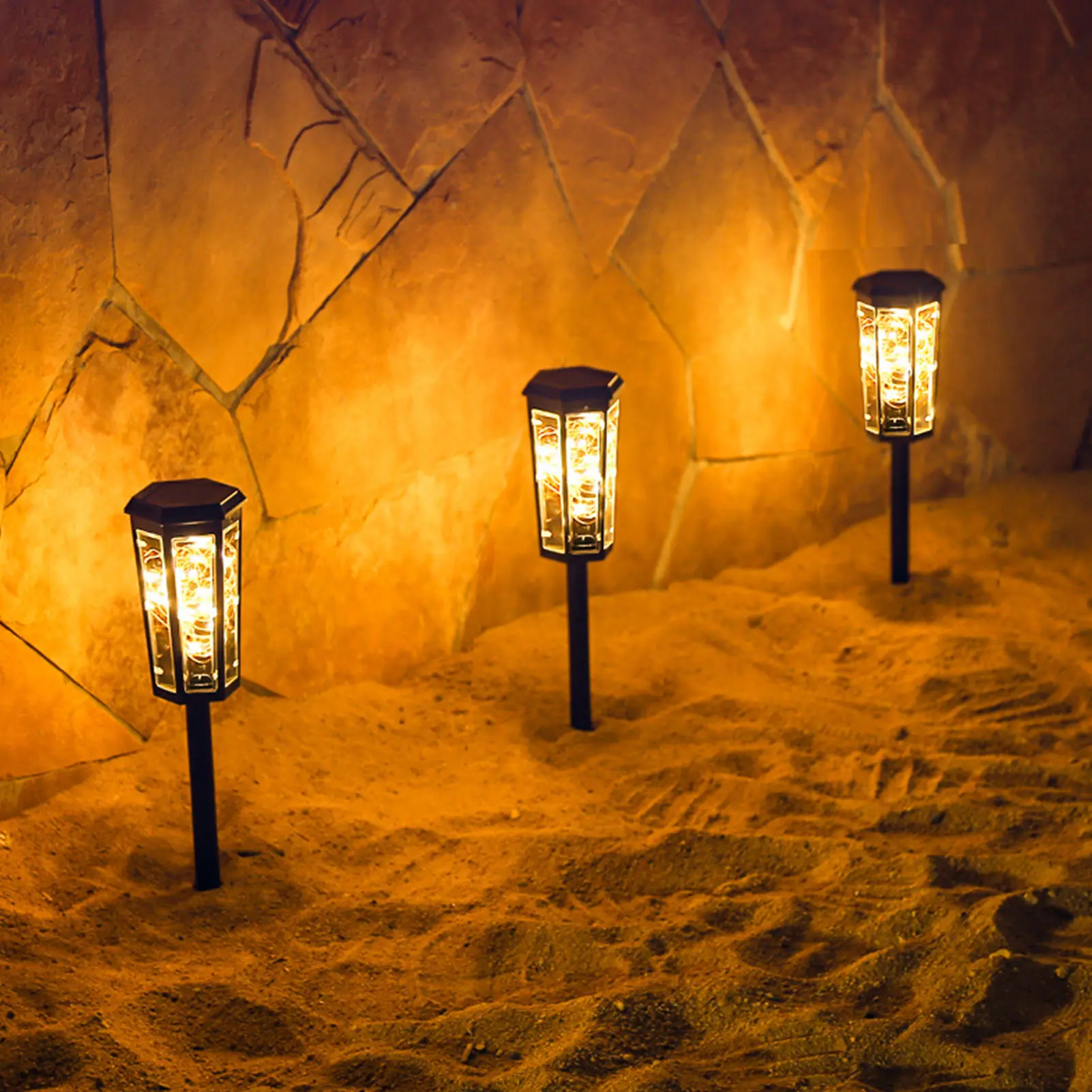 

Водонепроницаемые садовые светильники на солнечной батарее, разные режимы, меняющие цвет, теплый белый свет, украшения для внутреннего дво...