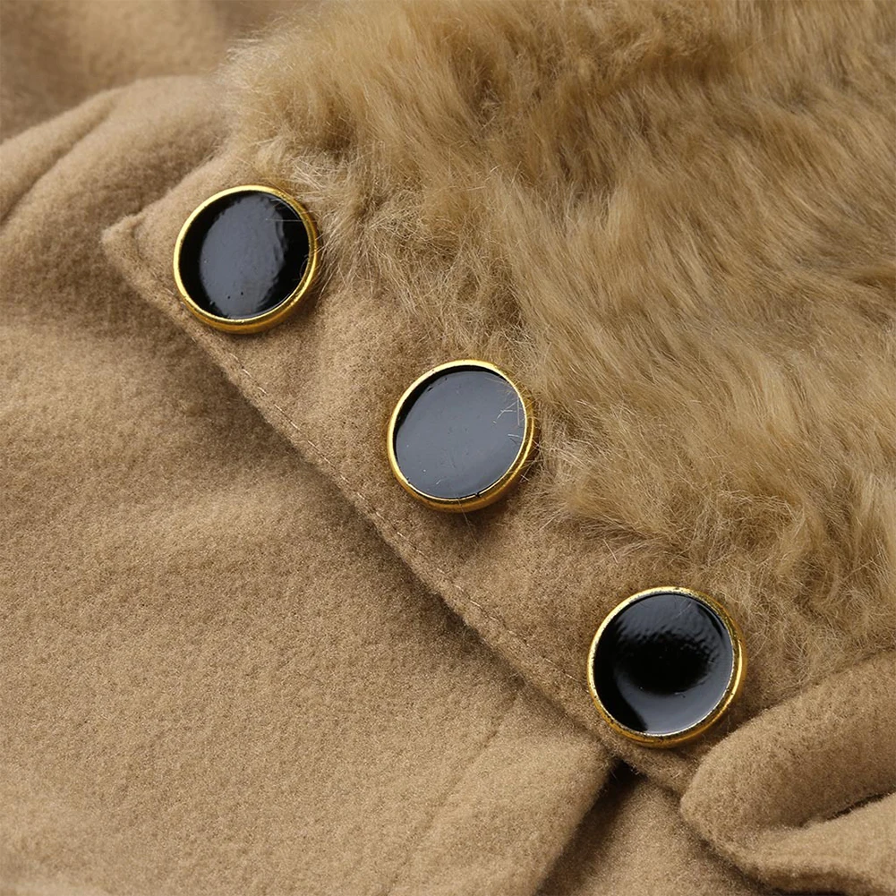 

Womens Coat Womens Tops Topcoat Trench Coat Winter Belted Overcoat Daily Double Breasted Faux Fur Collar Jacket