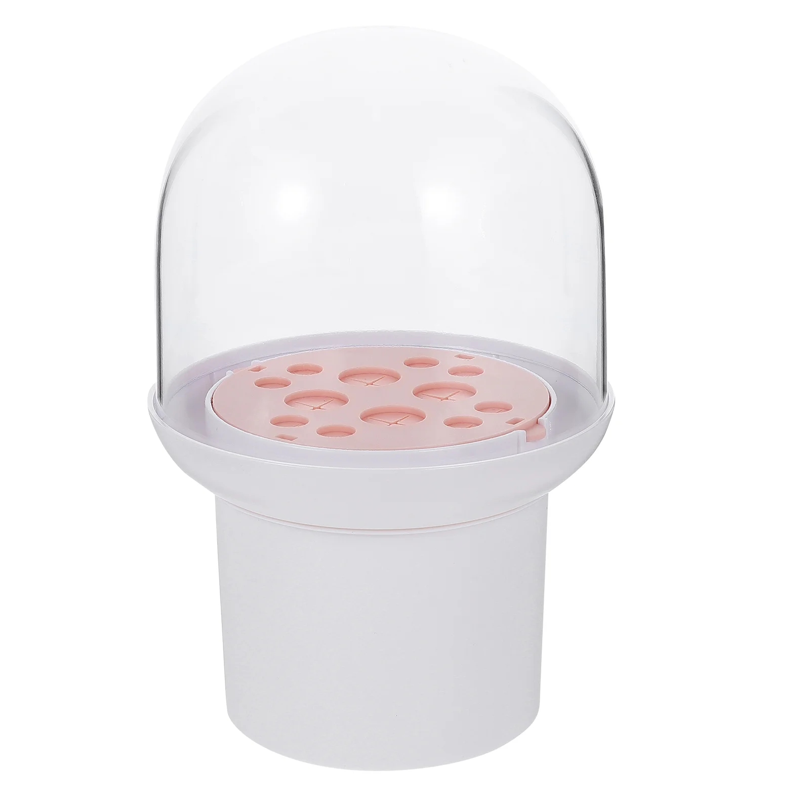 

Brush Makeup Organizer Holder Cosmetic Storage Cup Up Make Pencil Brushes Case Pen Acrylic Pot Container Bucket Tools Desktop