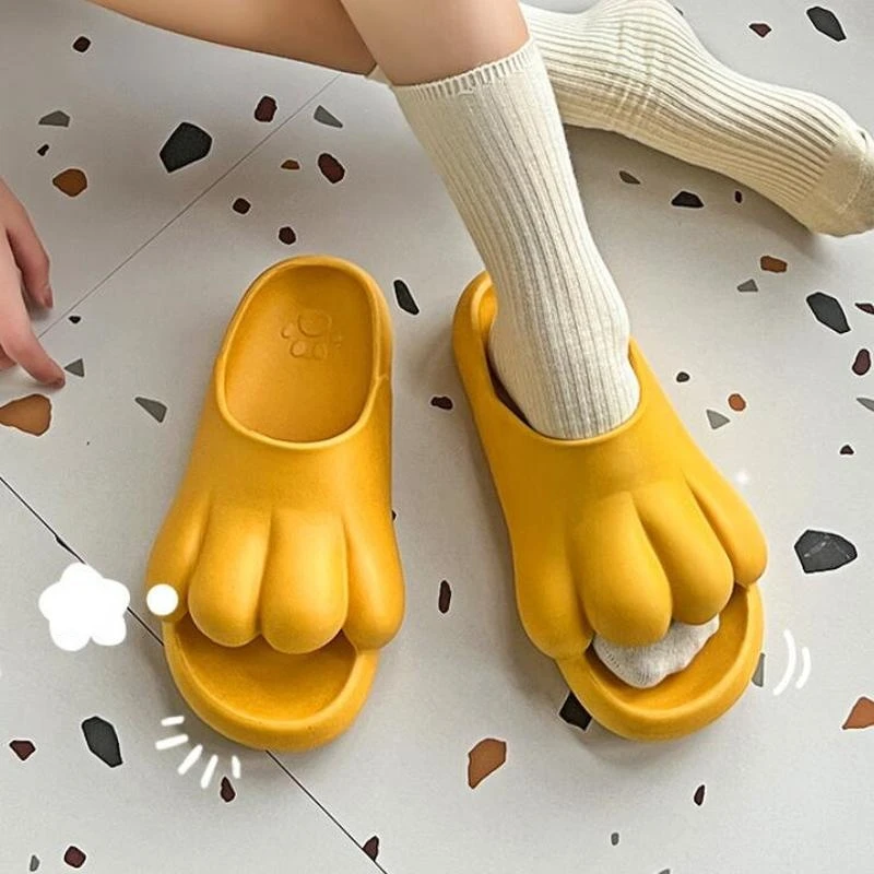 

Women Home Slippers 2022 Summer Bathroom Non-slip Bath Couple Indoor Slides Waterproof Thick Bottom Cute Girls House Shoes