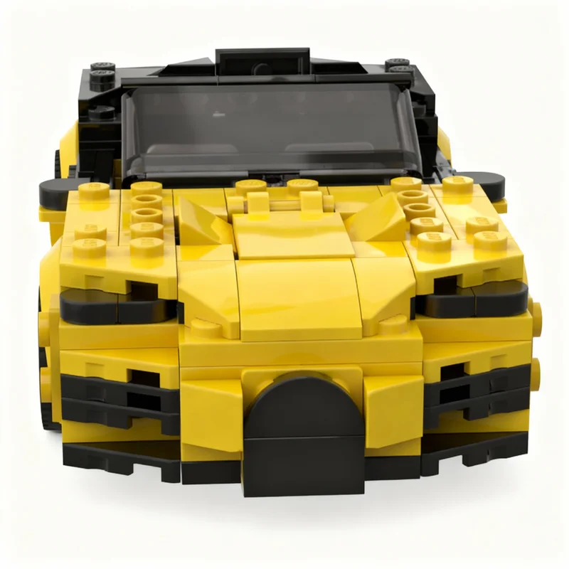 Фото 238 деталей MOC City Champions: Бесплатная модель BUGATTI Chiron, конструктор, игрушка для сборки, подарок на Рождество, креативная идея, развивающая игрушка №3