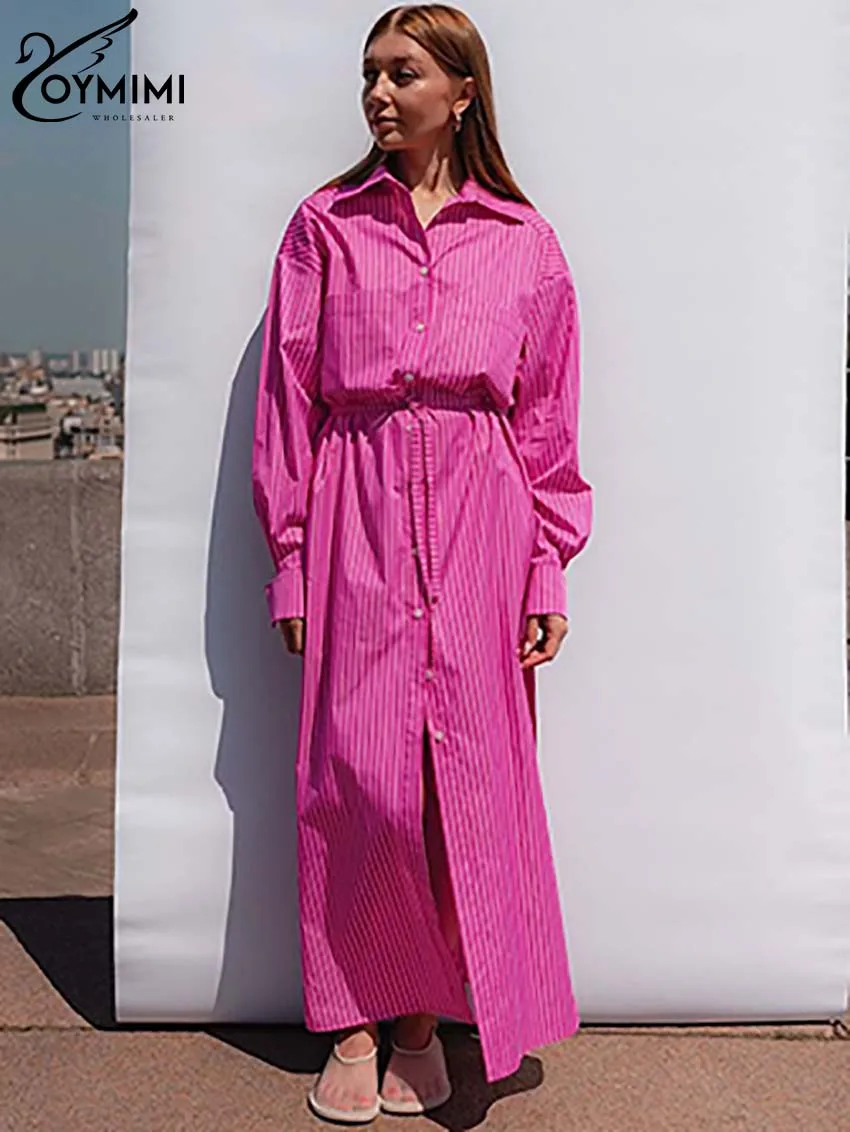 Oymimi модный женский комплект из 2 предметов с розовым принтом элегантный длинными