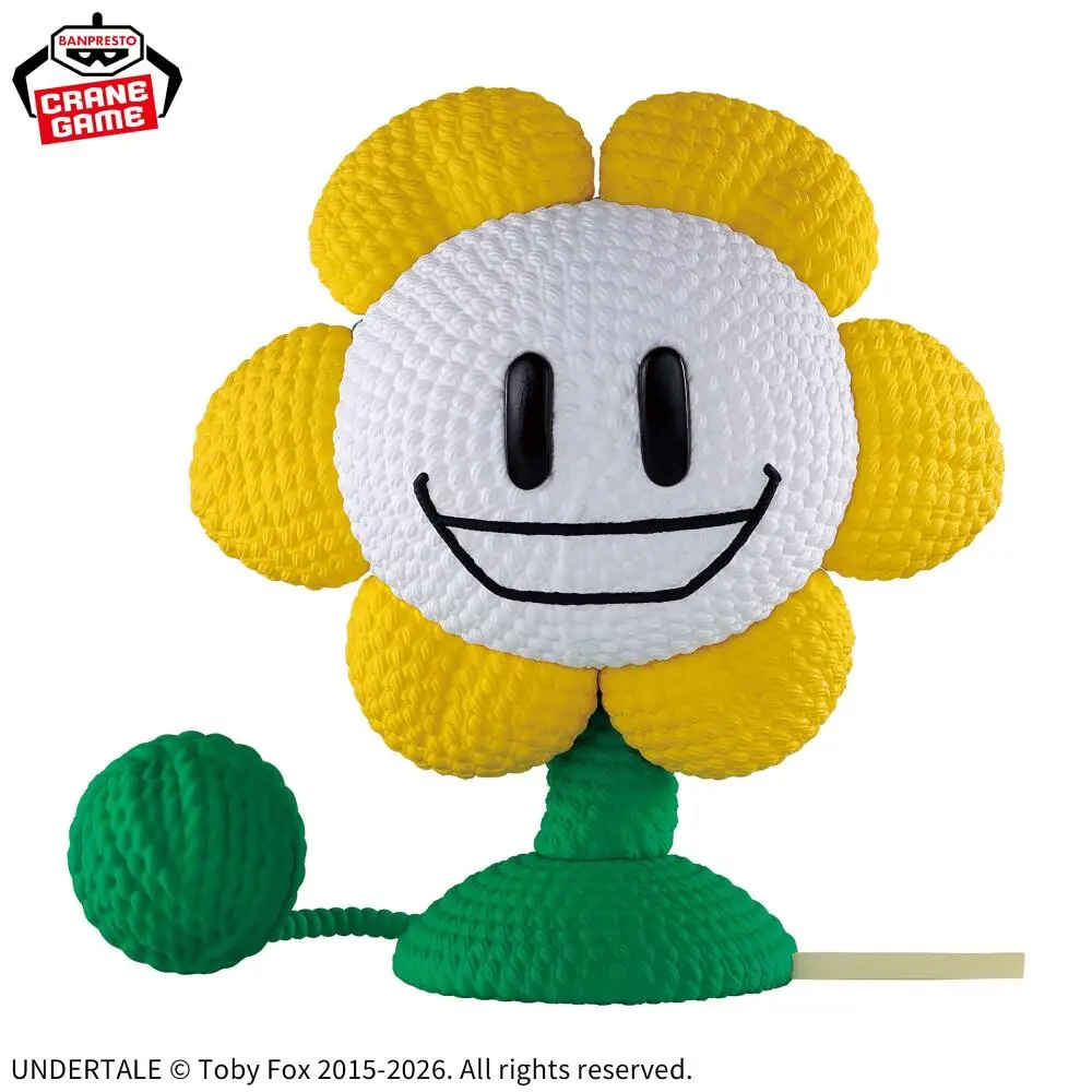 Фото В наличии Оригинальная фигурка BANPRESTO Amicot Undertale Flowey, модель аниме-персонажа, игрушка №3