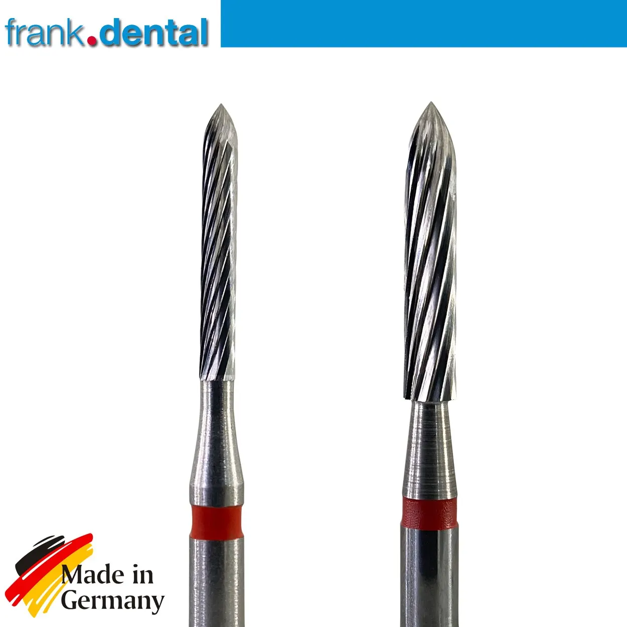 

2 шт. Frank Dental 283 FG ортодонтический клейкий инструмент для удаления заусенцев для высокоскоростного наконечника