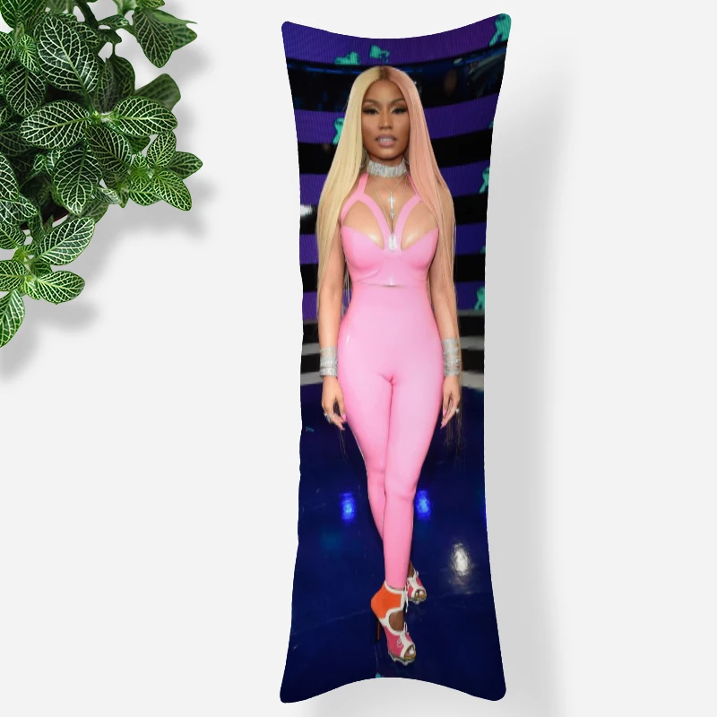 Наволочка Nicki Minaj наволочка из атласной ткани с принтом прямоугольная на молнии