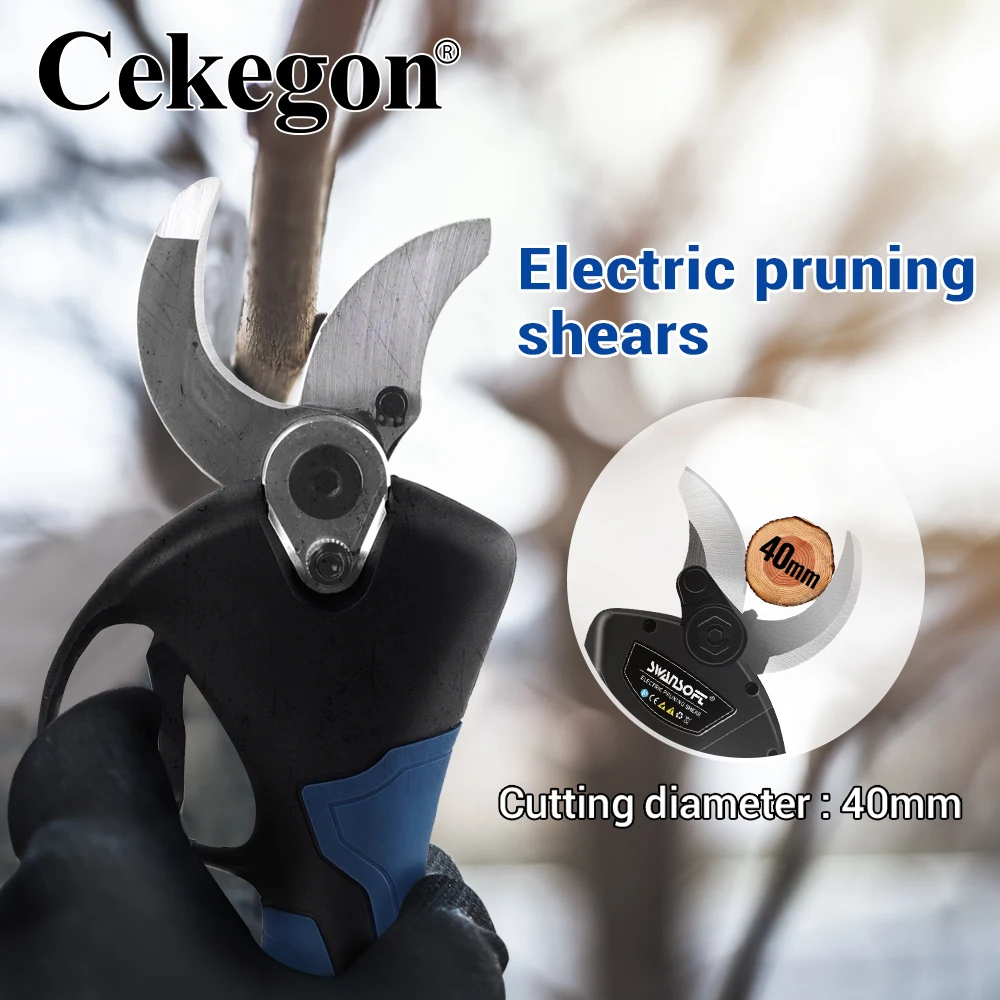 

Electric Pruning Scissors 0-28mm Pruning Shears 16.8V Lithium Battery Garden Pruner