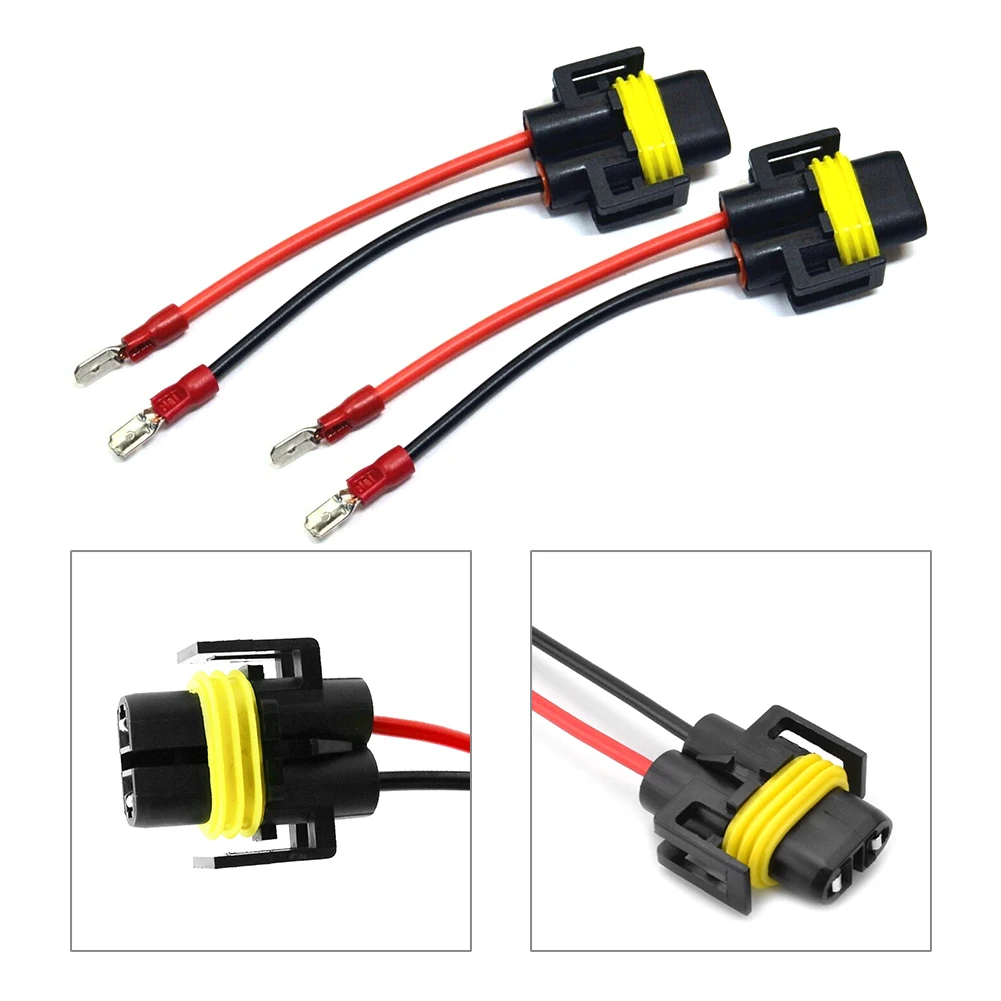 2 шт. преобразовательный провод H11 в H11B с двумя жгутами головного света косичка