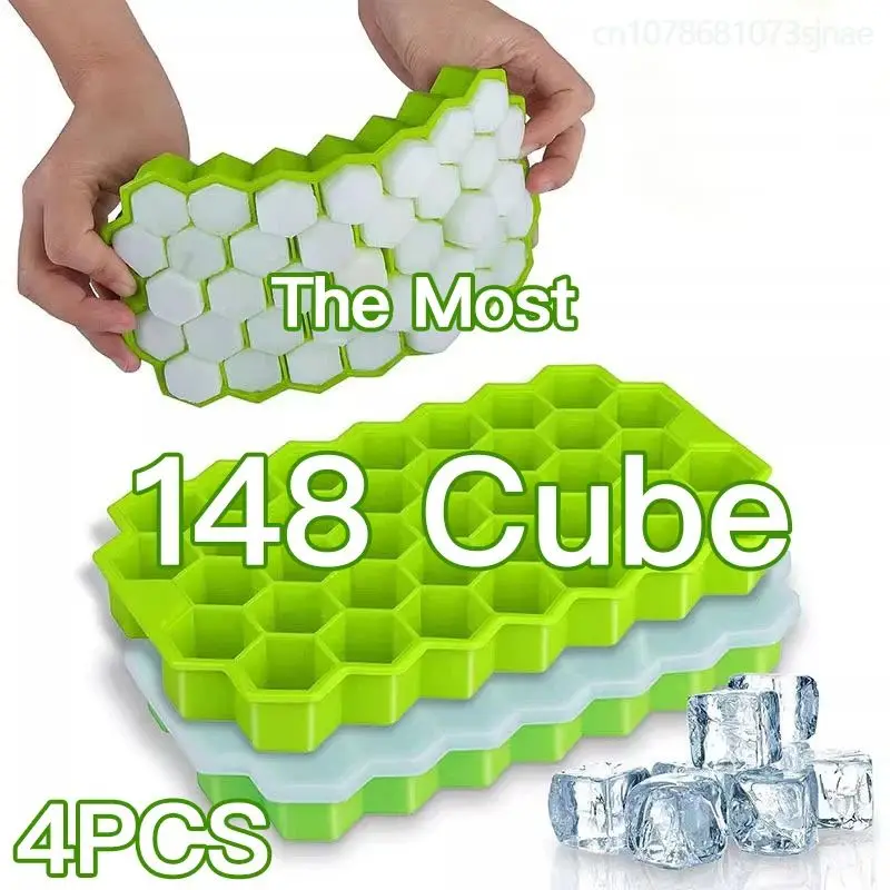 Силиконовая форма для льда подносы зеркальная 148 кубических метров большой