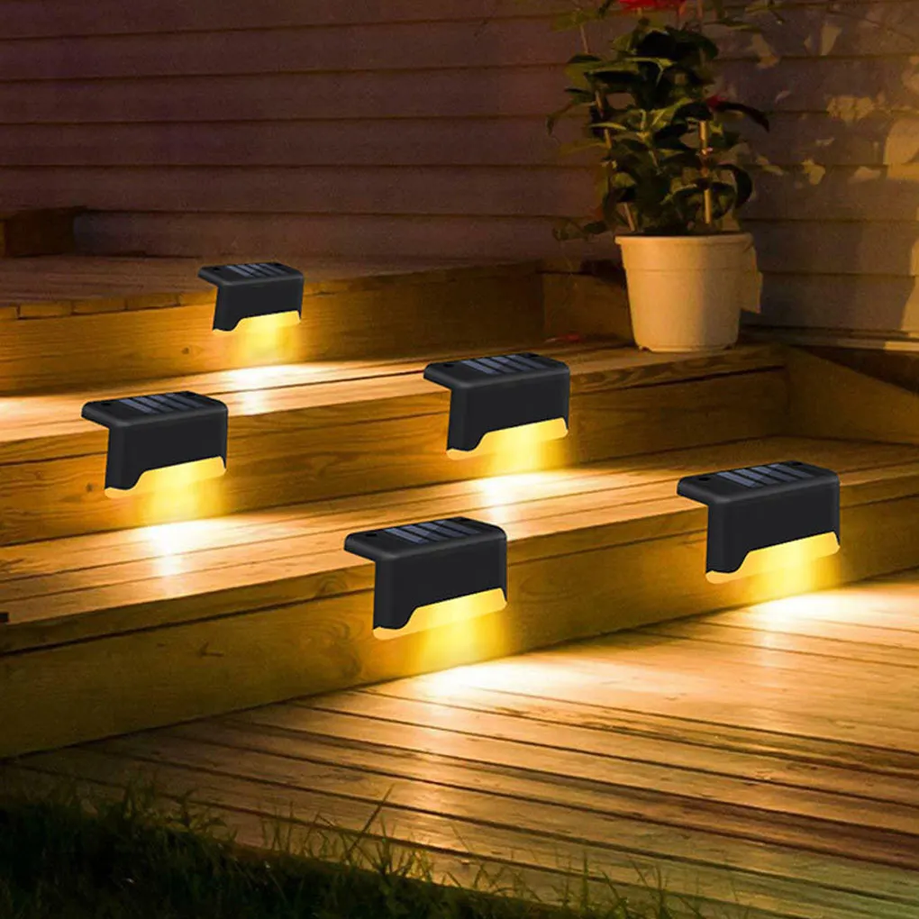 

8Pcs Solar LED Light Waterproof Stairs Lamps Deck Lights Garden Fences