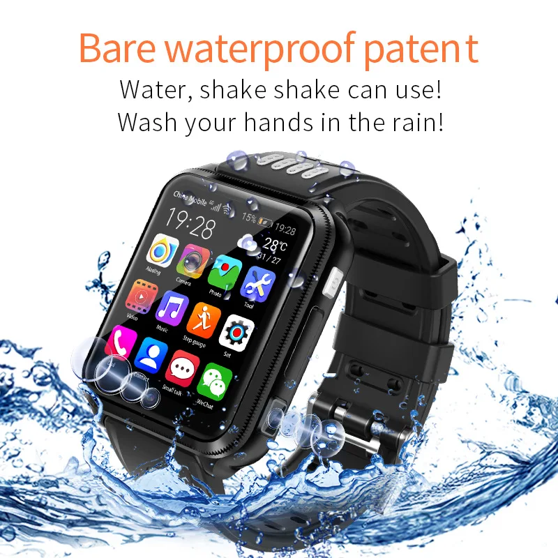 Smart Waterproof Location Watch 4G Children's Phone Positioning Watch Wifi Internet Payment HD Voice Video Chat APP Video Call enlarge