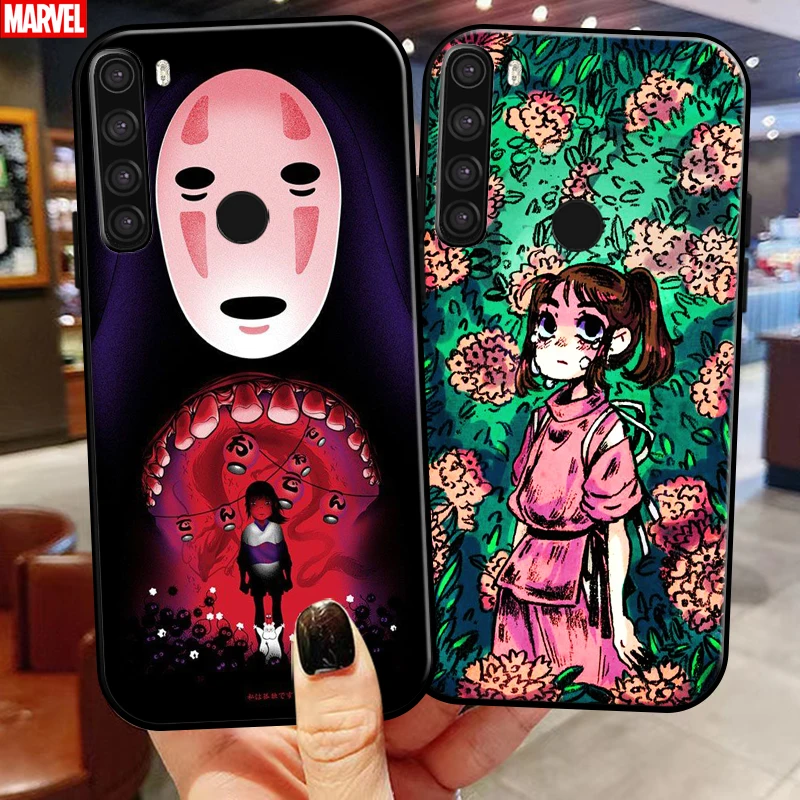 

Totoro No Face Man Spirited Away For Xiaomi Redmi Note 8 8T 8 Pro For Redmi 8 8A Phone Case Liquid Silicon Carcasa