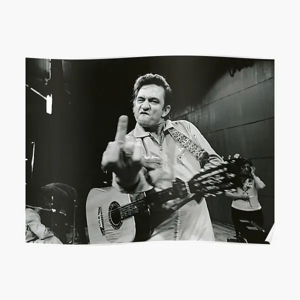 

Постер с изображением Джонни среднего пальца, декор для стены, художественное украшение для комнаты, забавная Настенная роспись для дома, Современная винтажная картина, печать без рамки