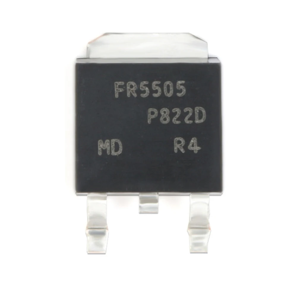 

5 PCS IRFR5505TRPBF TO-252-3 P Channel -55V/-18A SMD MOSFET
