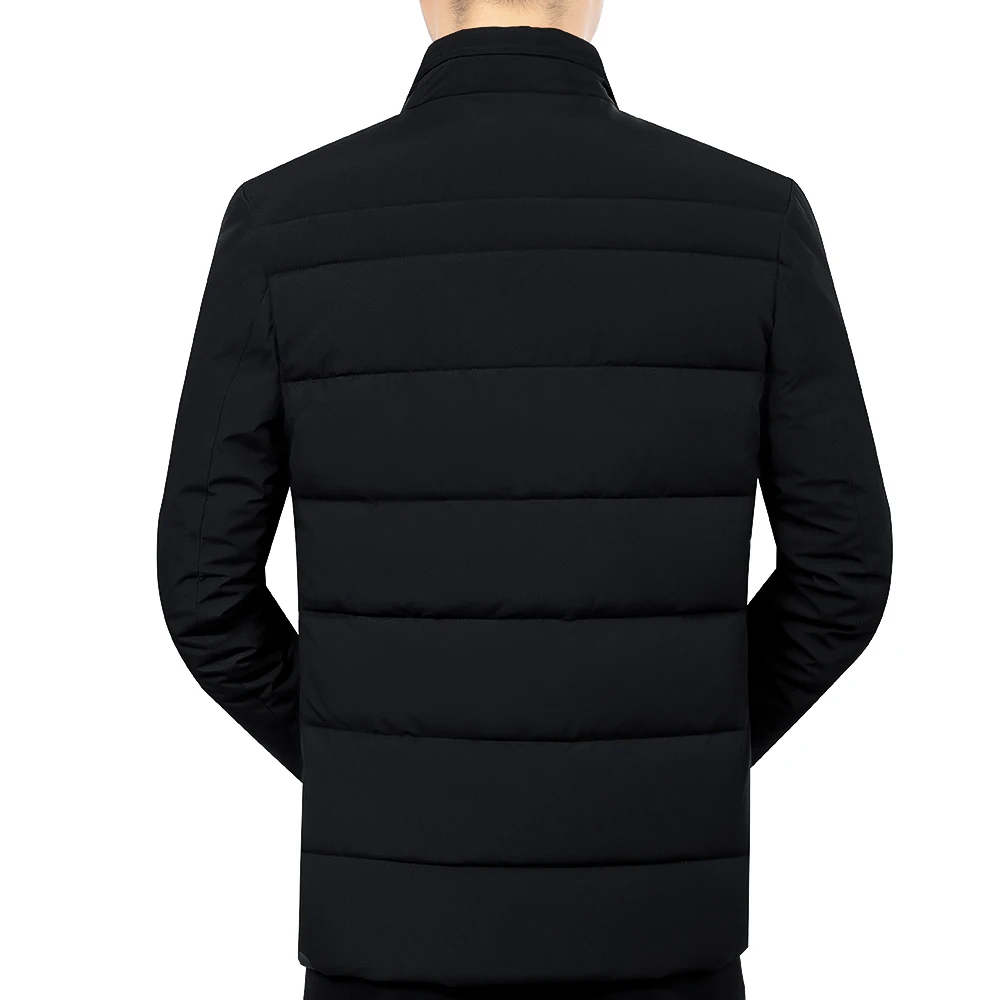 2023 Men Winter Parka mid-Length 3 colors Windproof Warm Jacket Outwear Coat Plus Size 4XL