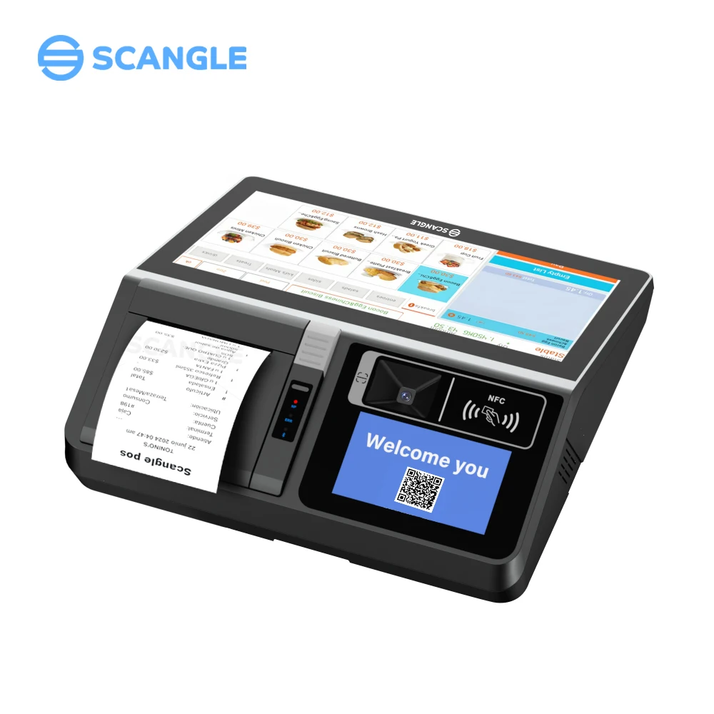 Фото Новый POS-терминал Scangle SGT116 на Android с сенсорным экраном и термопринтером 80 мм с автоотрезчиком №4