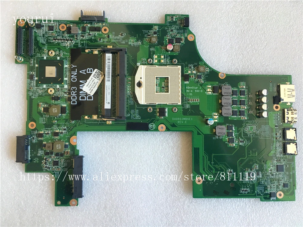 Материнская плата CSRZSZ для Dell Inspiron N7110, материнская плата для ноутбука, модель CN-0XMP5X 0XMP5X XMP5X DA0R03MB6E1 DDR3, работает идеально