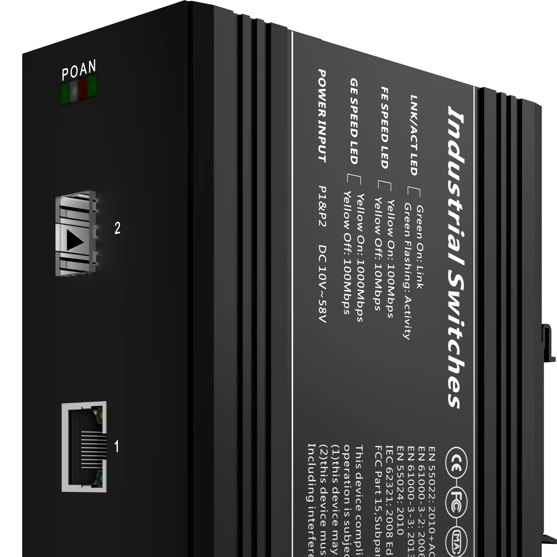 

Todahika CE EAC FCC RoHS 1 * гигабитный SFP PoE промышленный медиаконвертер