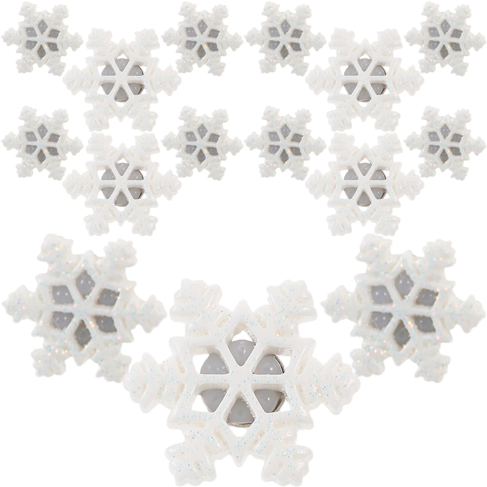 

30pcs Snowflake Shaped Push Pin Christmas Thumb Tacks Snowflake Pushpins Drawing Pin