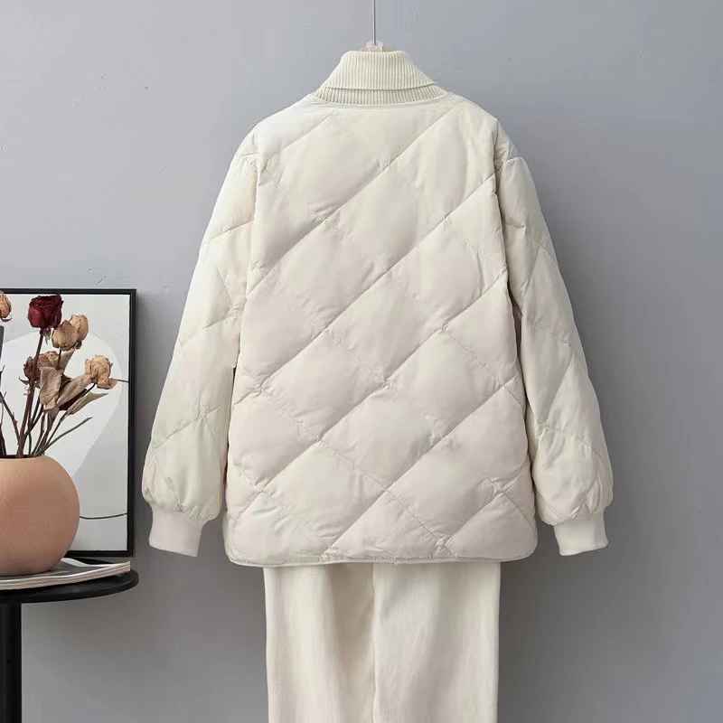 Осенне-зимнее теплое пуховое Хлопковое платье модный короткий топ с круглым