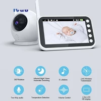 new 720p baby monitor with camera wireless video color surveillance nanny security electronic babyphone cry babies feeding