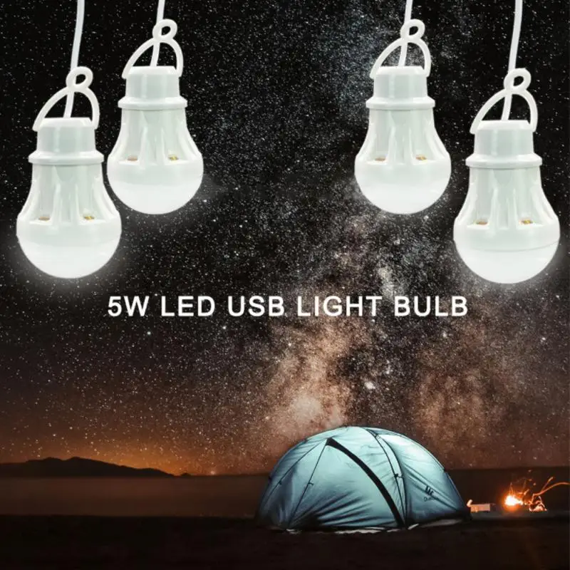 

Portable Camping Lamp LED Lantern Mini Bulb 5V USB Power Book Light Reading Student Study Table Lamp Super Birght For Outdoor