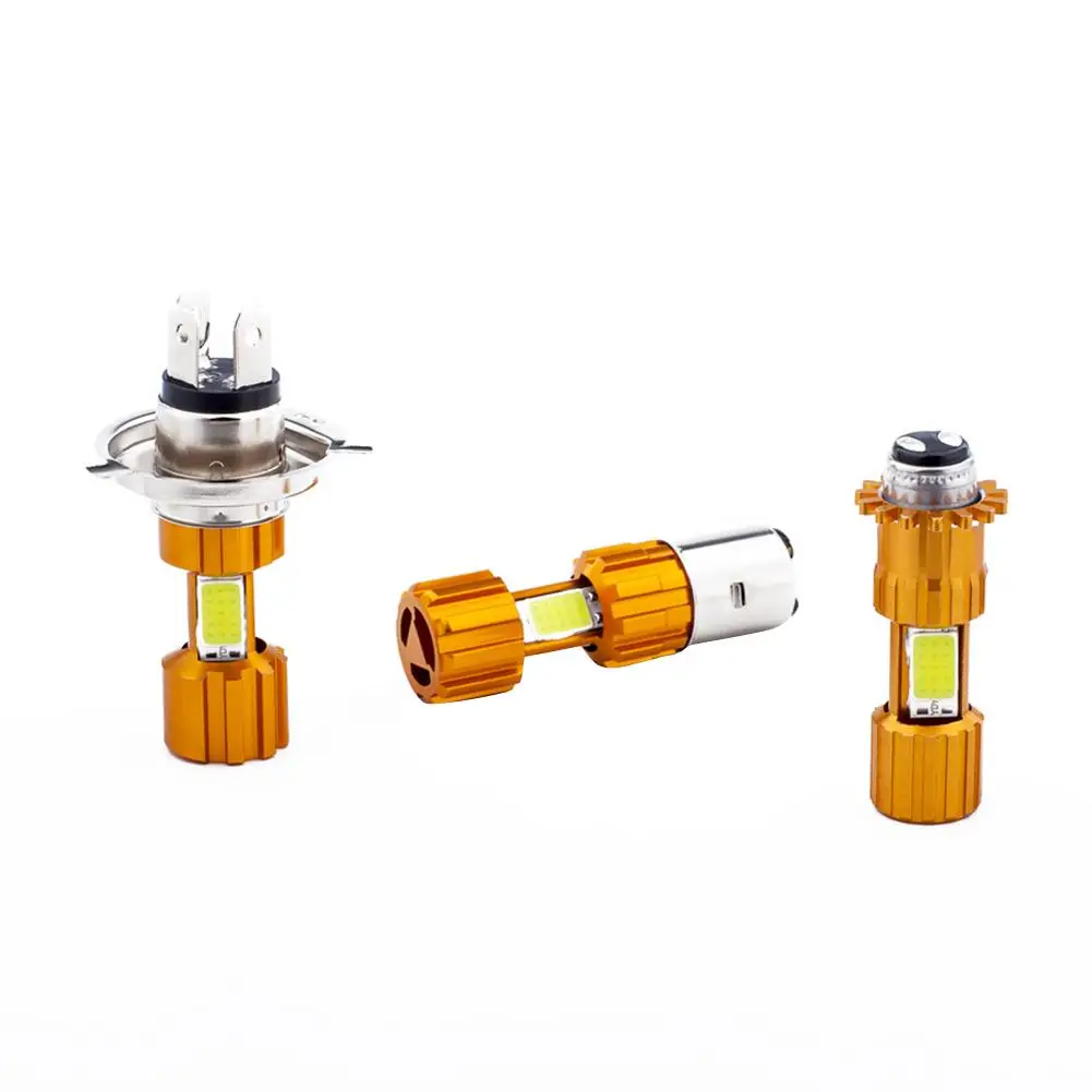 

Motorbike H4 18W LED 3 COB Motorcycle Headlight Bulb Beam Light HM6 BA20D