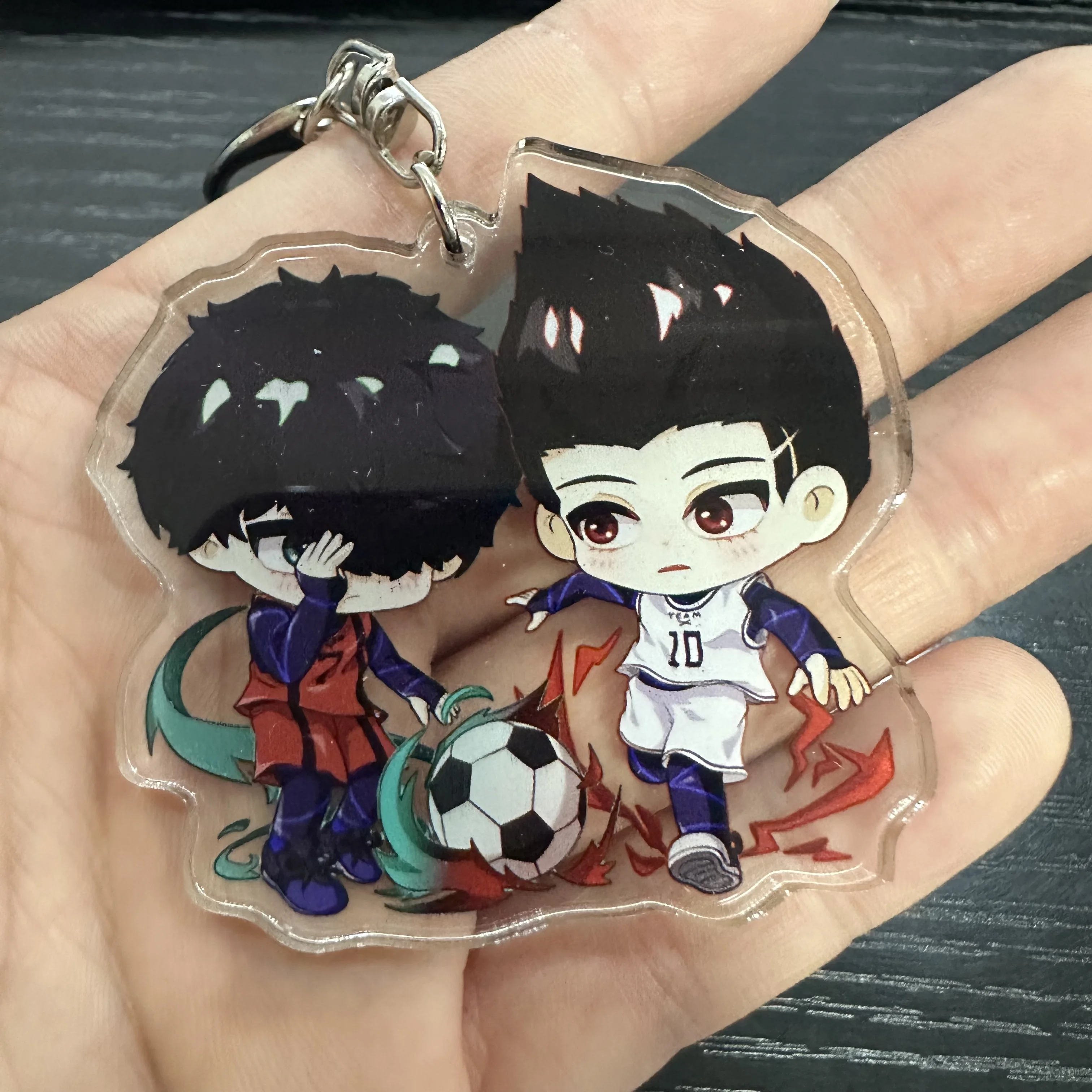 Акриловый брелок с аниме принтом