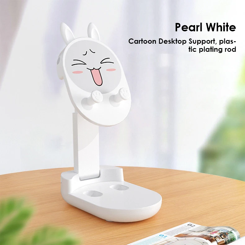 

Cute Cartoon Holder Foldable Cell Phone Stand Tablet Support Desktop Lifting Mount Bracket For Mobile Phone For IPad IPhone