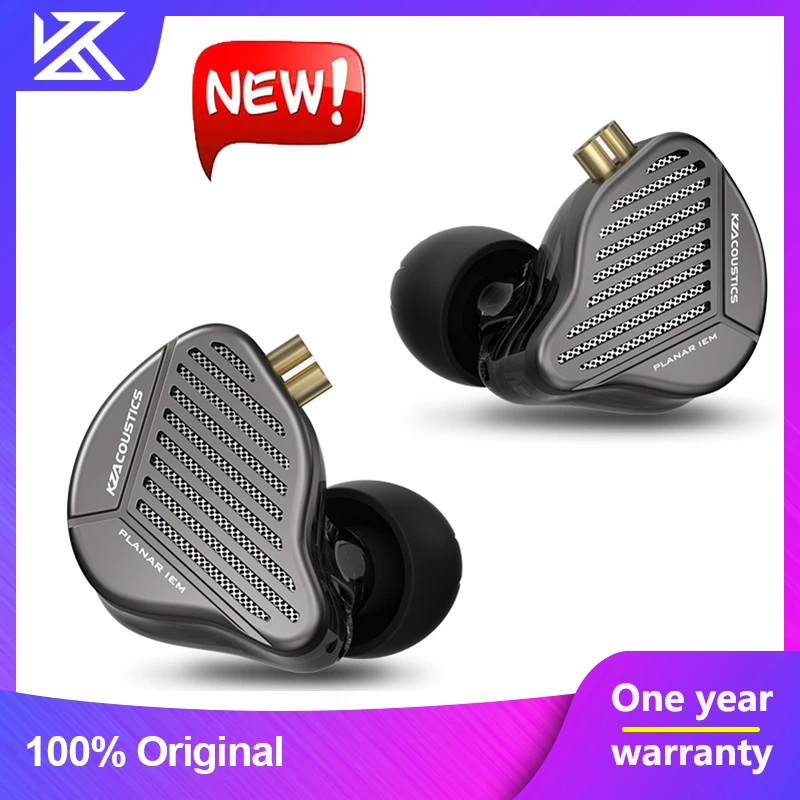 

Original KZ PR1 Planar Wired Earphones HiFi Bass Music Headphones In Ear Monitor Sport Earbuds Game Headset With Microphone
