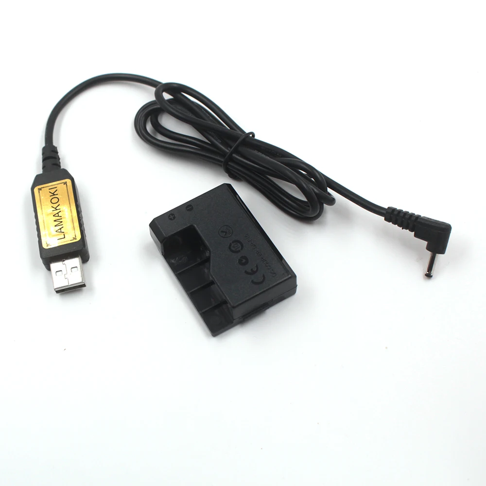 Адаптер переменного тока USB для зеркальной камеры Canon EOS Rebel T3 T5 1100D 1200D 1300D 1500D 3000D Kiss X50 X70 X80