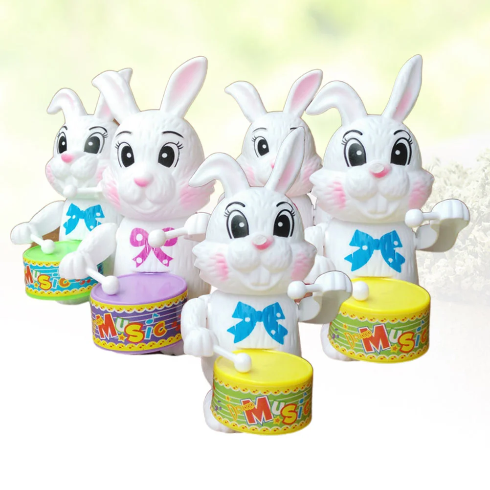 

5pcs Wind-up Toys Rabbit Favors Party Supplies Gift Clockwork Toys for Child