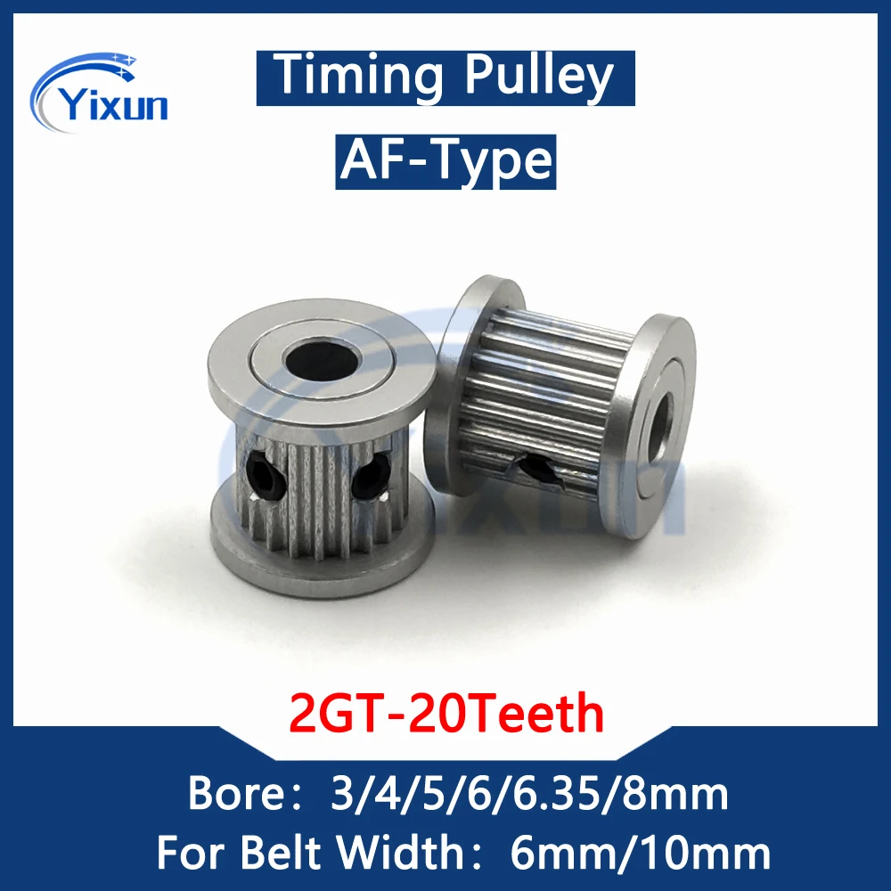 

Зубчатый шкив для 3D-принтера GT2, 2 Гт, 20 зубьев, 3/4/5/6/6, 35/8 мм