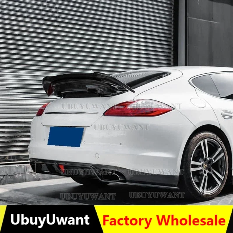 

Для Porsche Panamera 970 .1 и 970,2 Mansory стиль углеродное волокно задний спойлер на крыло, крышу багажник крышка багажника автомобильный Стайлинг 10-17