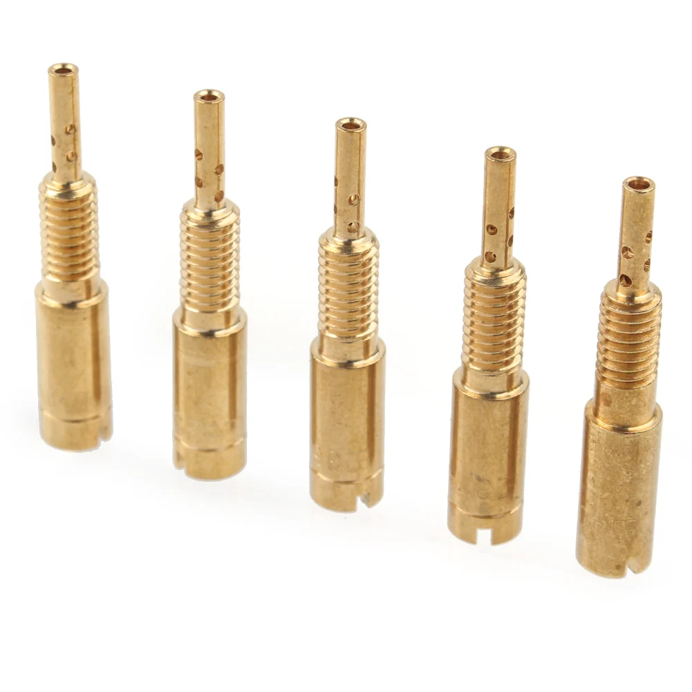 5 шт. мотоциклетный карбюратор пилот заменитель медленной струи # 30-32.5-35-37.5-40 для