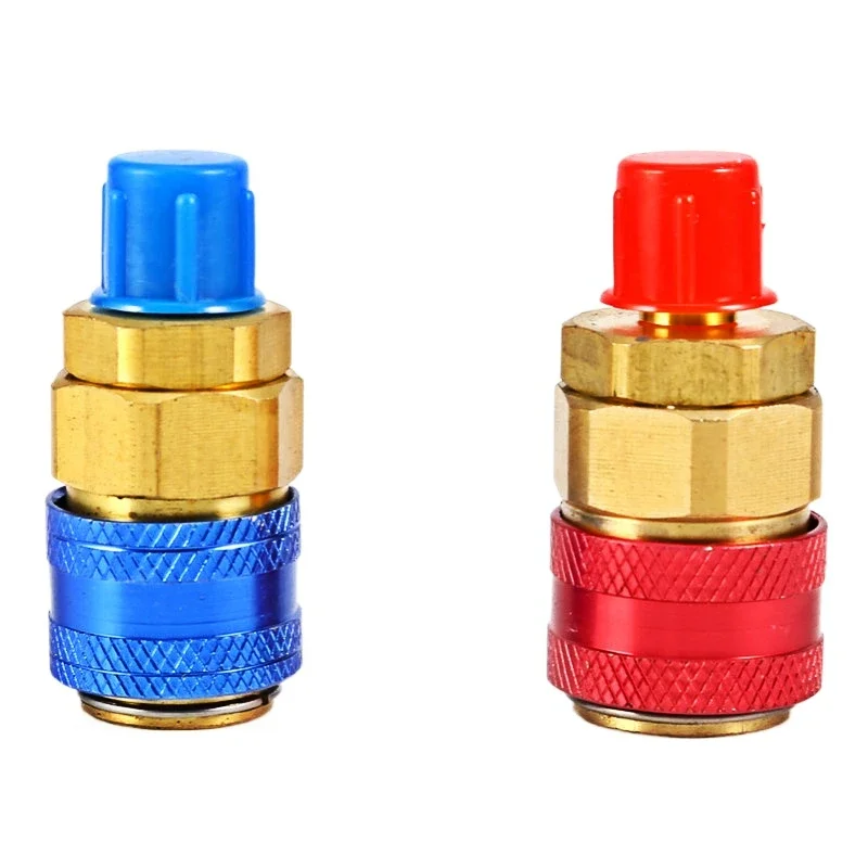 

Для Freon R134A H/L автомобильный разъем для быстрого соединения, адаптеры из сплава, кондиционер, хладагент, регулируемый манометр переменного тока