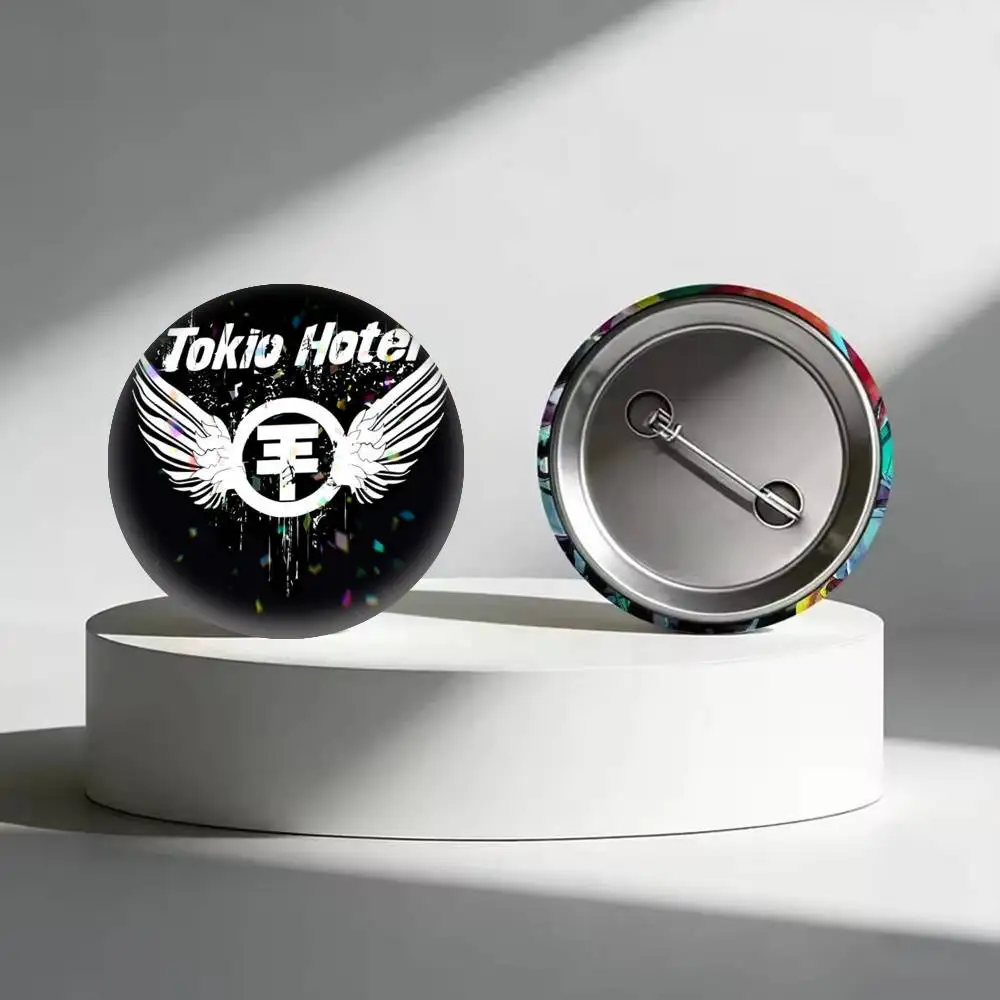 Фото Значки Tokio H-Hotel Band 25, 32, 44, 58, 75 мм, персонализированные круглые броши-пины, аксессуар, подарок №3