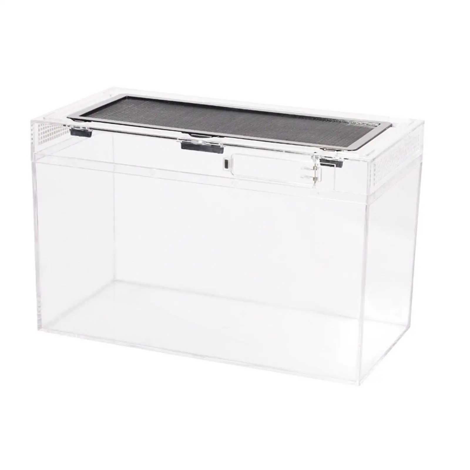 Прозрачная Штабелируемая клетка для рептилий Танк террариума