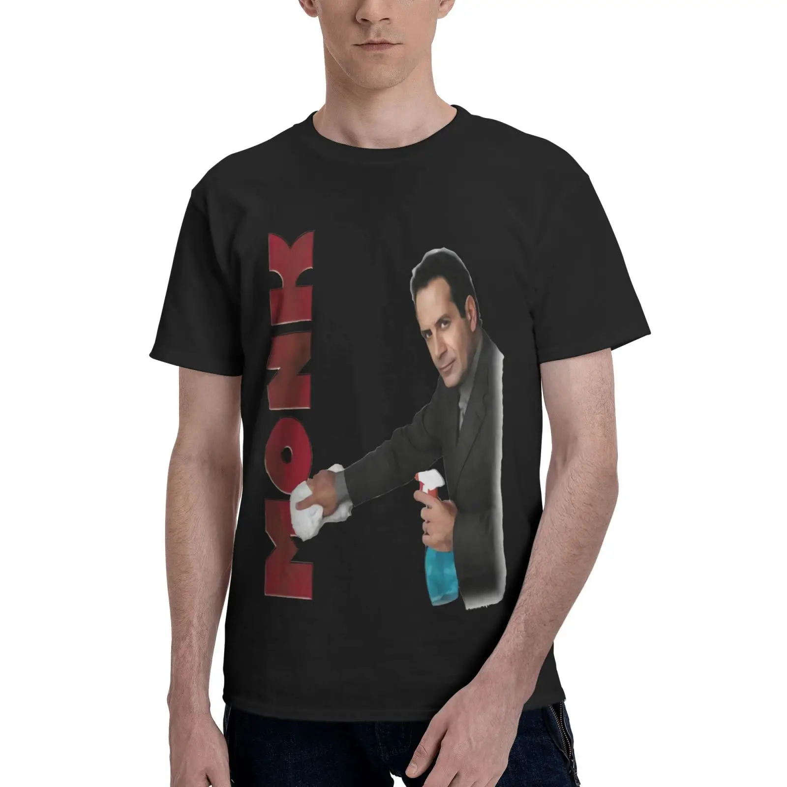 

Мужская Винтажная Футболка оверсайз с изображением монков американской комедии драмы ТВ детектива