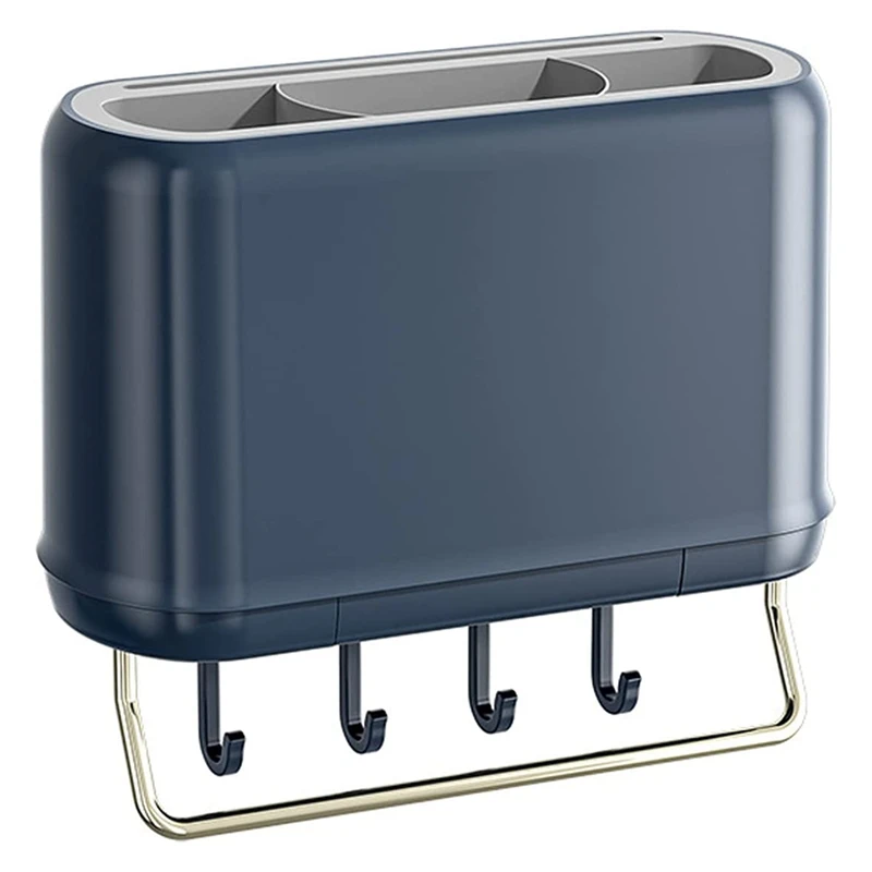 

Кухонная стойка, стойка для столовых приборов, стеллаж для хранения, настенный держатель, современная кухонная стойка без необходимости пр...