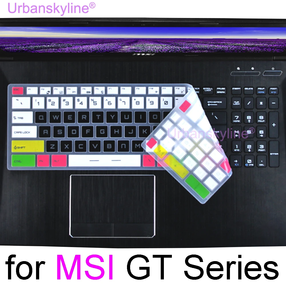 Чехол для клавиатуры MSI GT76 Titan GT75 GT73VR GT780DX GT83VR GT72 GT70 GT63 GT62VR GT60 игровой силиконовый