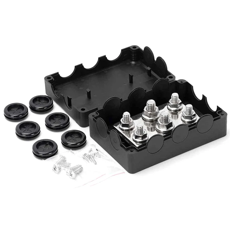 500A Морская шина 48 В Автомобильный блок распределения питания Большой ток 6 шпилек