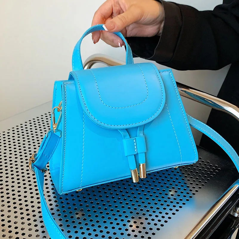 

Simply Elegant Designer Small Square Bag Solid Color Shoulder Bag Women's Handbag Purse 2022 New Fashion Travel Crossbody Bags