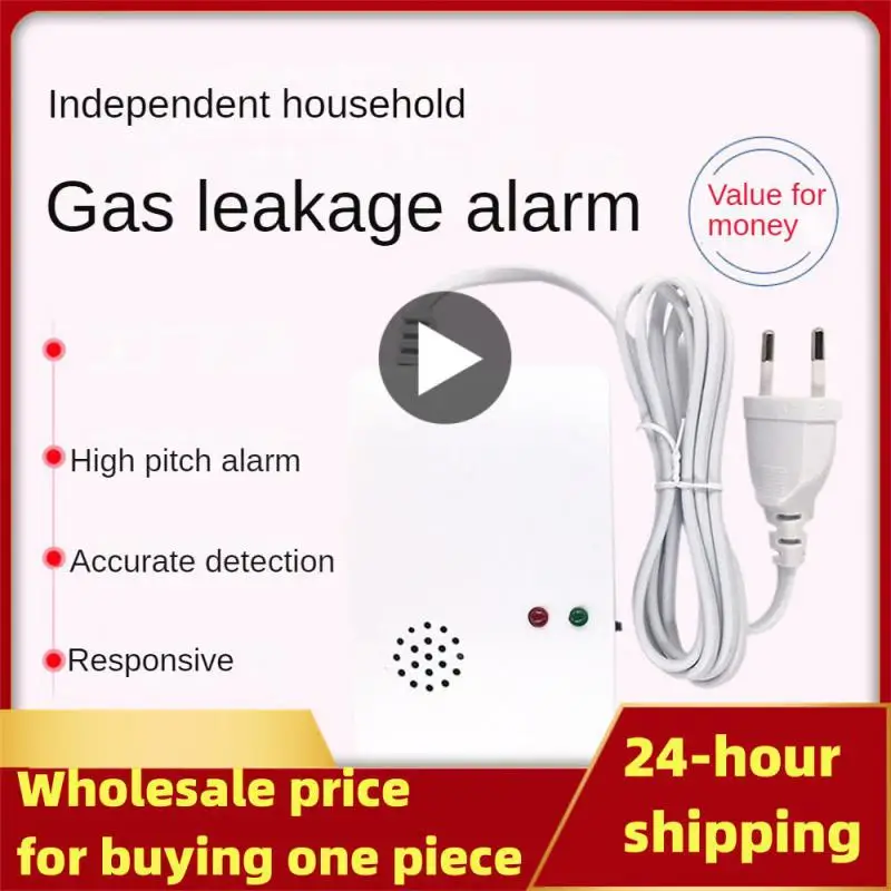 

Independent Carbon Monoxide Detector, Gas Detector,Gas Alarm Sensor Methane Propane ,Gas leak Detector ,EU Plug LCD Security