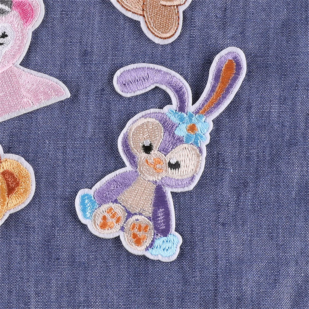 Милый Дисней СтеллаЛу кролик медведь серия ShellieMay железные вышитые нашивки для