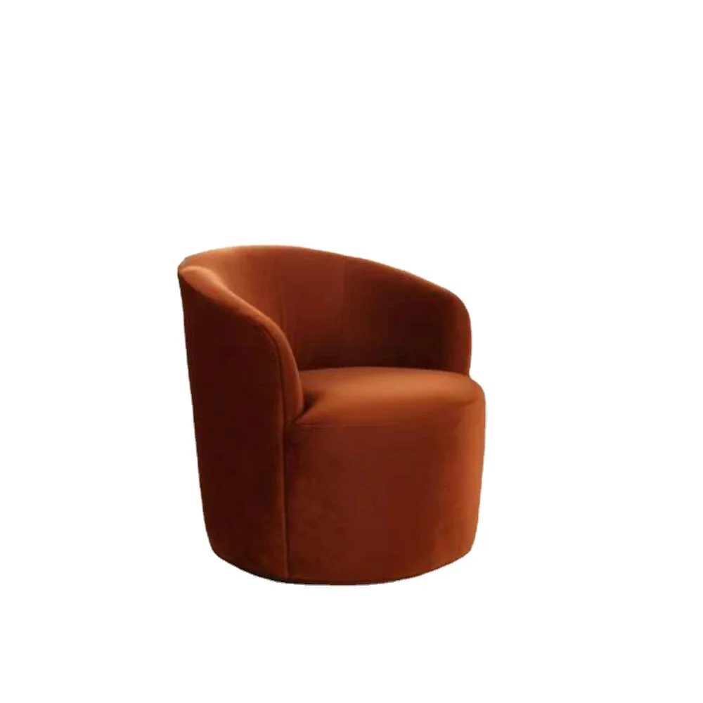 

Joyce Sloped Arms Swivel Chair Burnt Orange